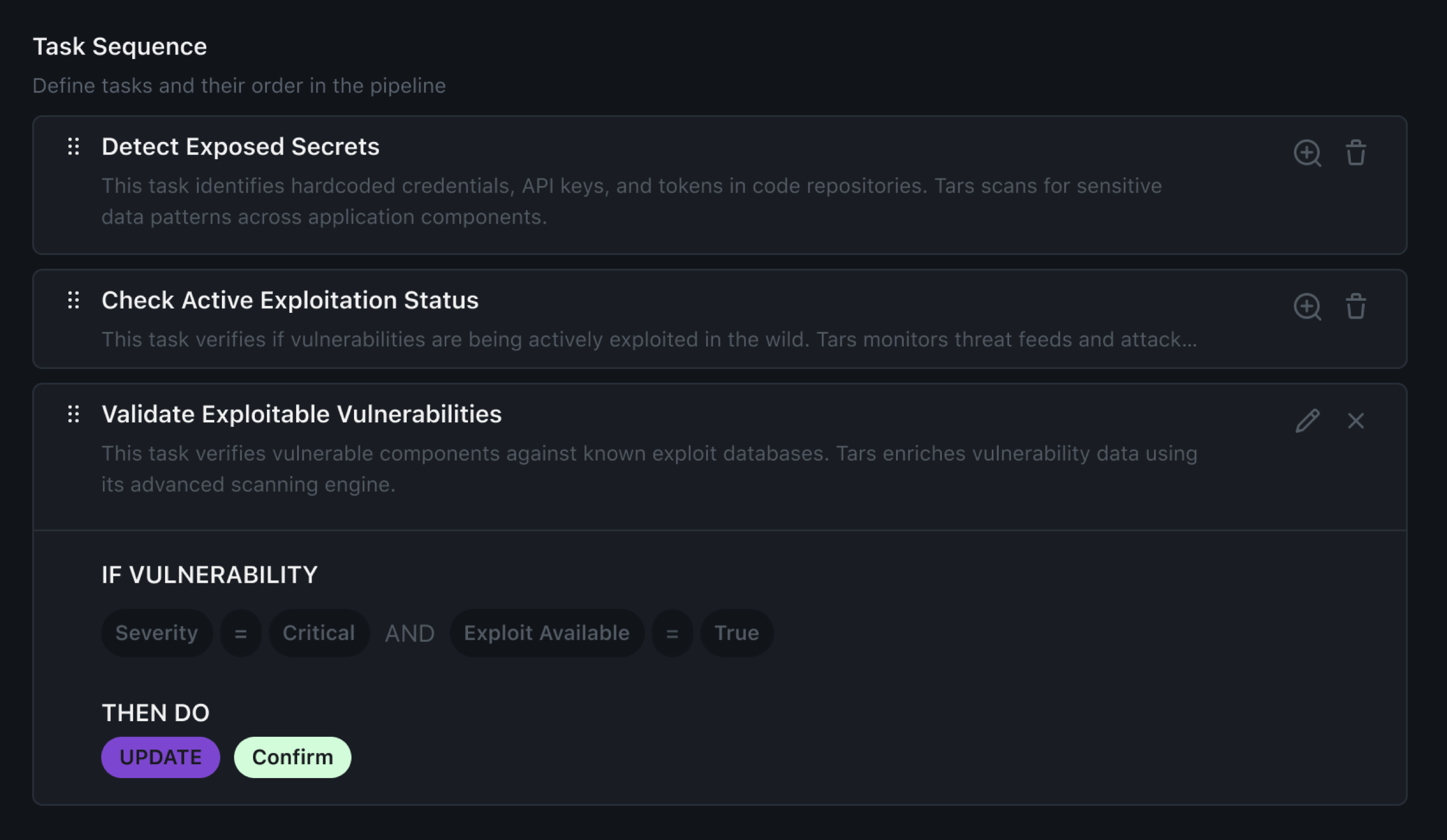 TARS ASOC Platform Vulnerability Management